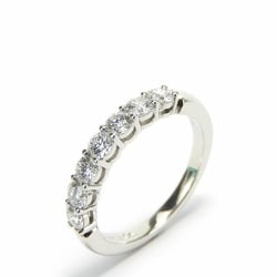 Tiffany Ring Embrace Band Pt950 Diamond Approx. 4.3g Platinum 7P Women's TIFFANY&Co.