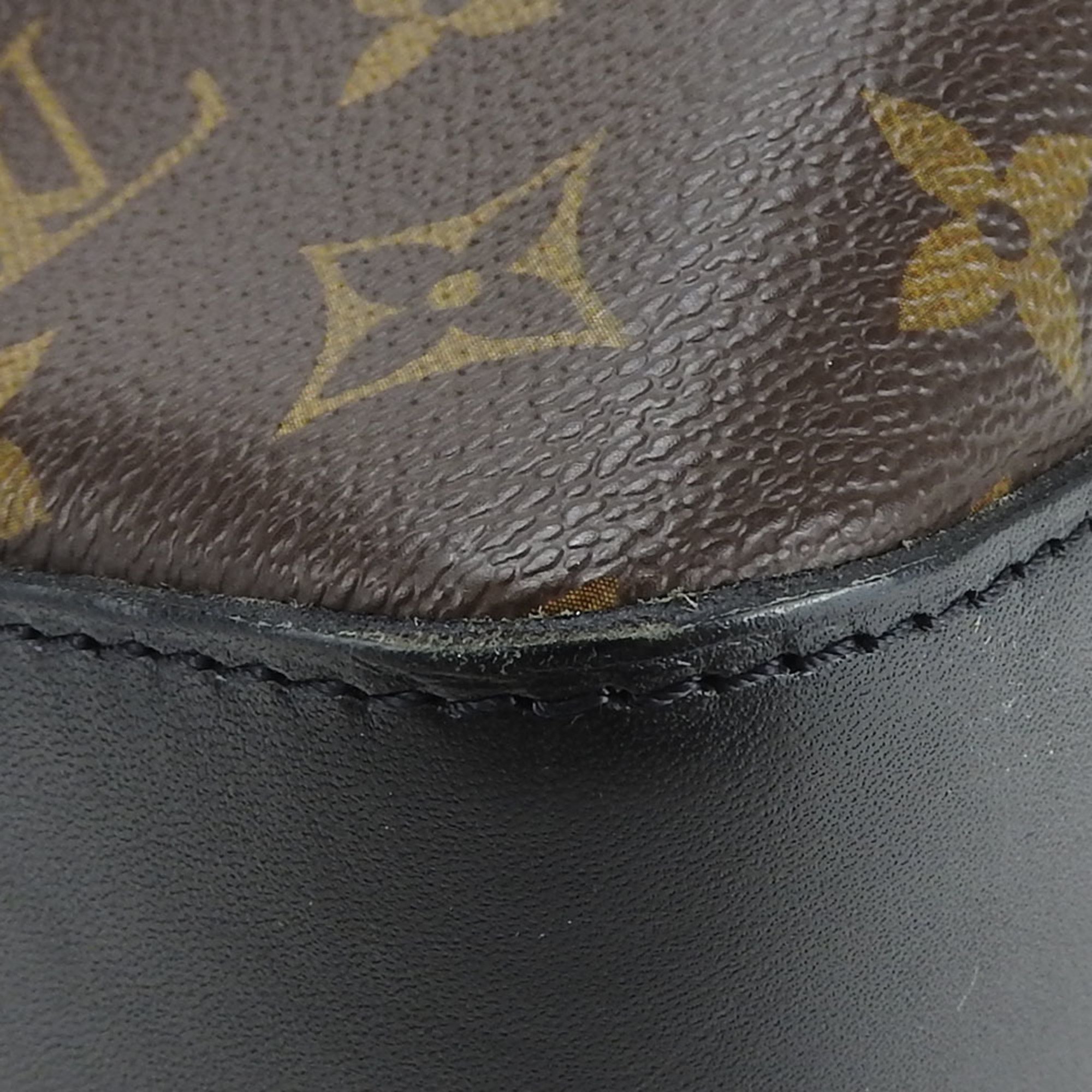 Louis Vuitton Shoulder Bag Torres M40387 Monogram Macassar Black Brown Men's LOUIS VUITTON