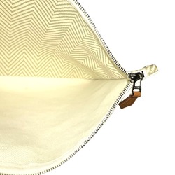 HERMES Yachting Pouch for Women, Canvas, White