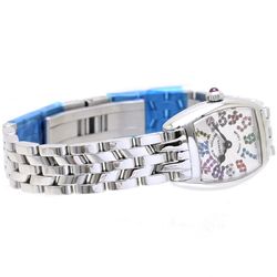 FRANCK MULLER Tono Curvex Magic Color 2252MAGCOLAC Stainless Steel Ladies Watch 39476