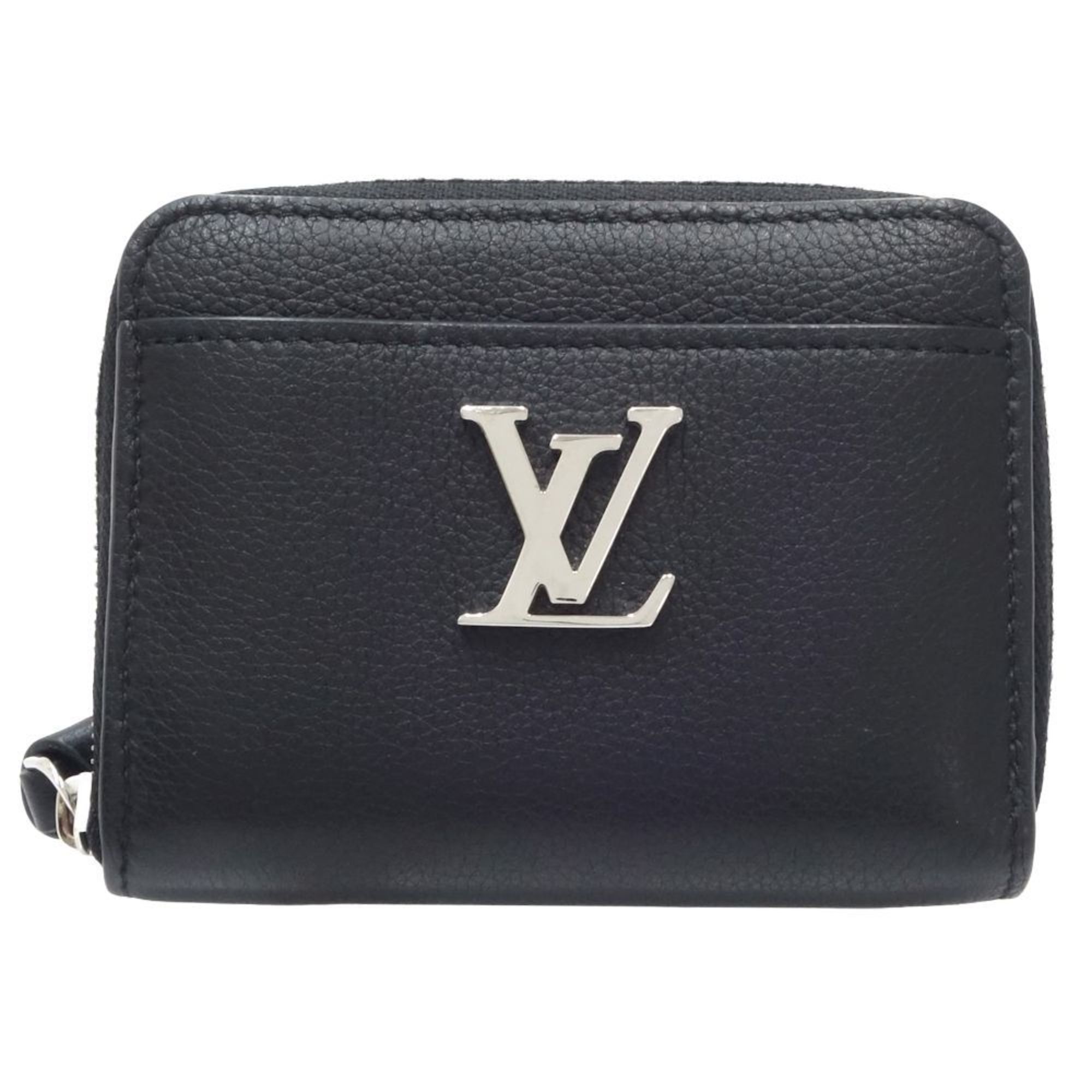 LOUIS VUITTON Louis Vuitton Wallet/Coin Case M80099 Zippy Coin Purse Lock Me Noir 180522