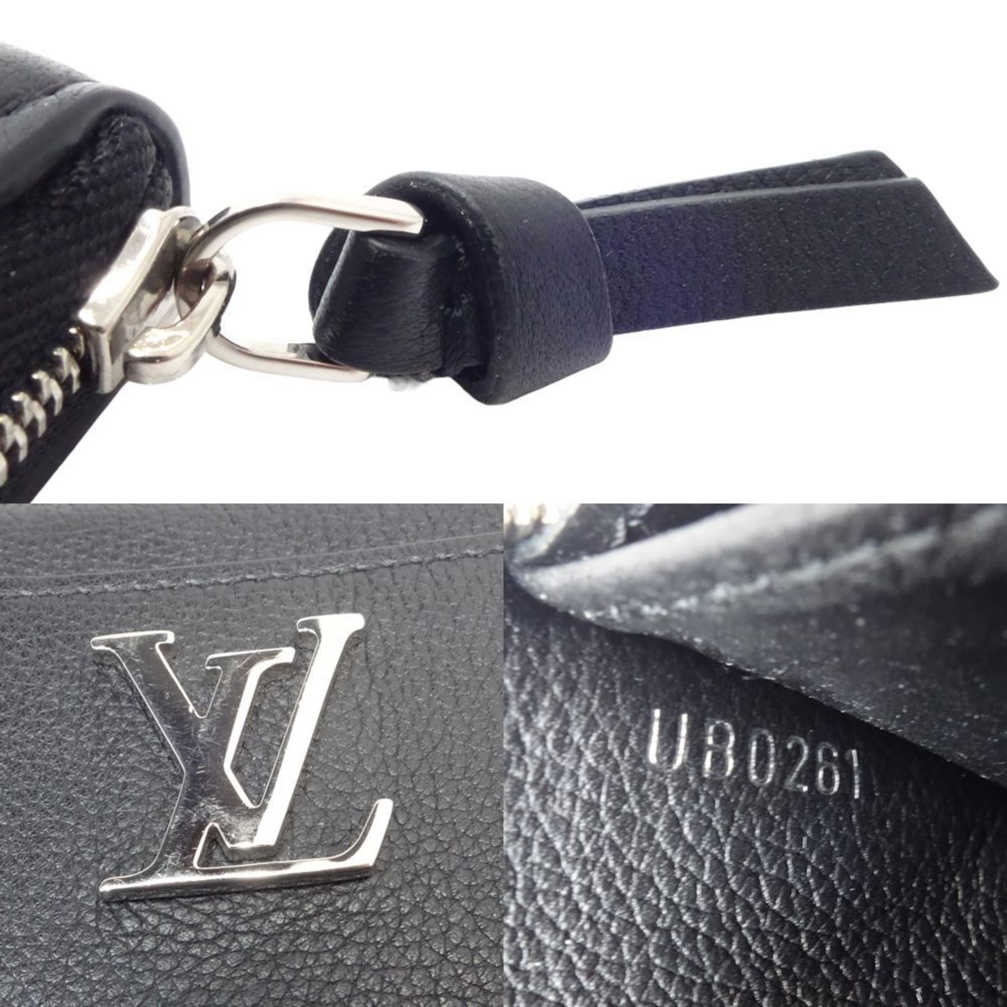 LOUIS VUITTON Louis Vuitton Wallet/Coin Case M80099 Zippy Coin Purse Lock Me Noir 180522