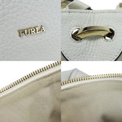 Furla Shoulder Bag Leather White Women's