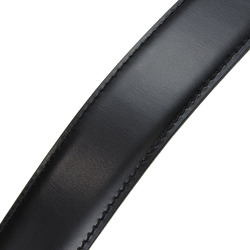 Cartier Tank Belt L5000065 Leather Black Accessory Men's CARTIER