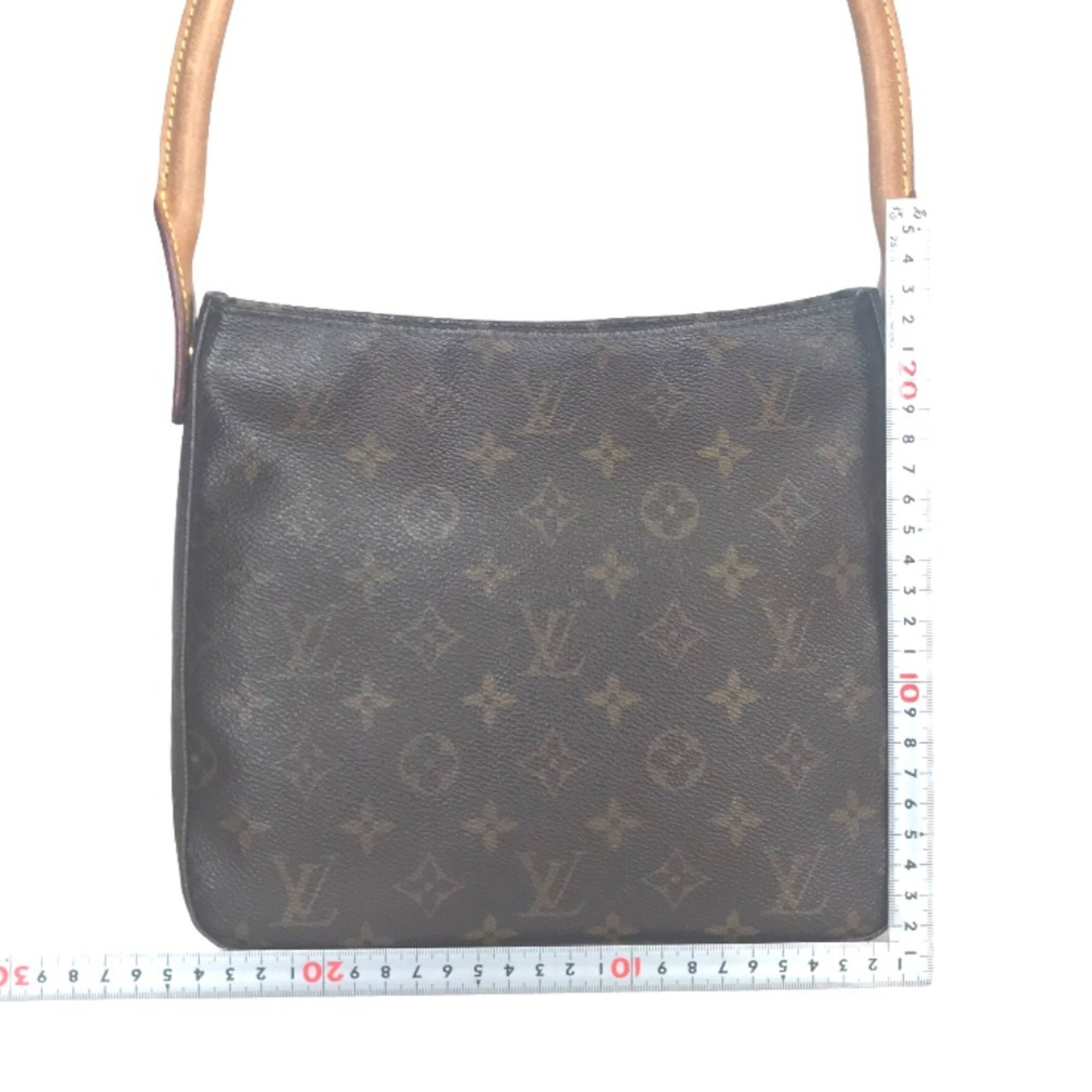 LOUIS VUITTON Louis Vuitton Looping MM Sling Bag Shoulder Women's Monogram Canvas Brown M51146