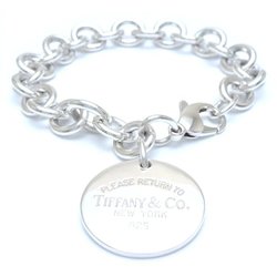TIFFANY&Co. Tiffany Return to Round Tag Bracelet Silver 925 291984