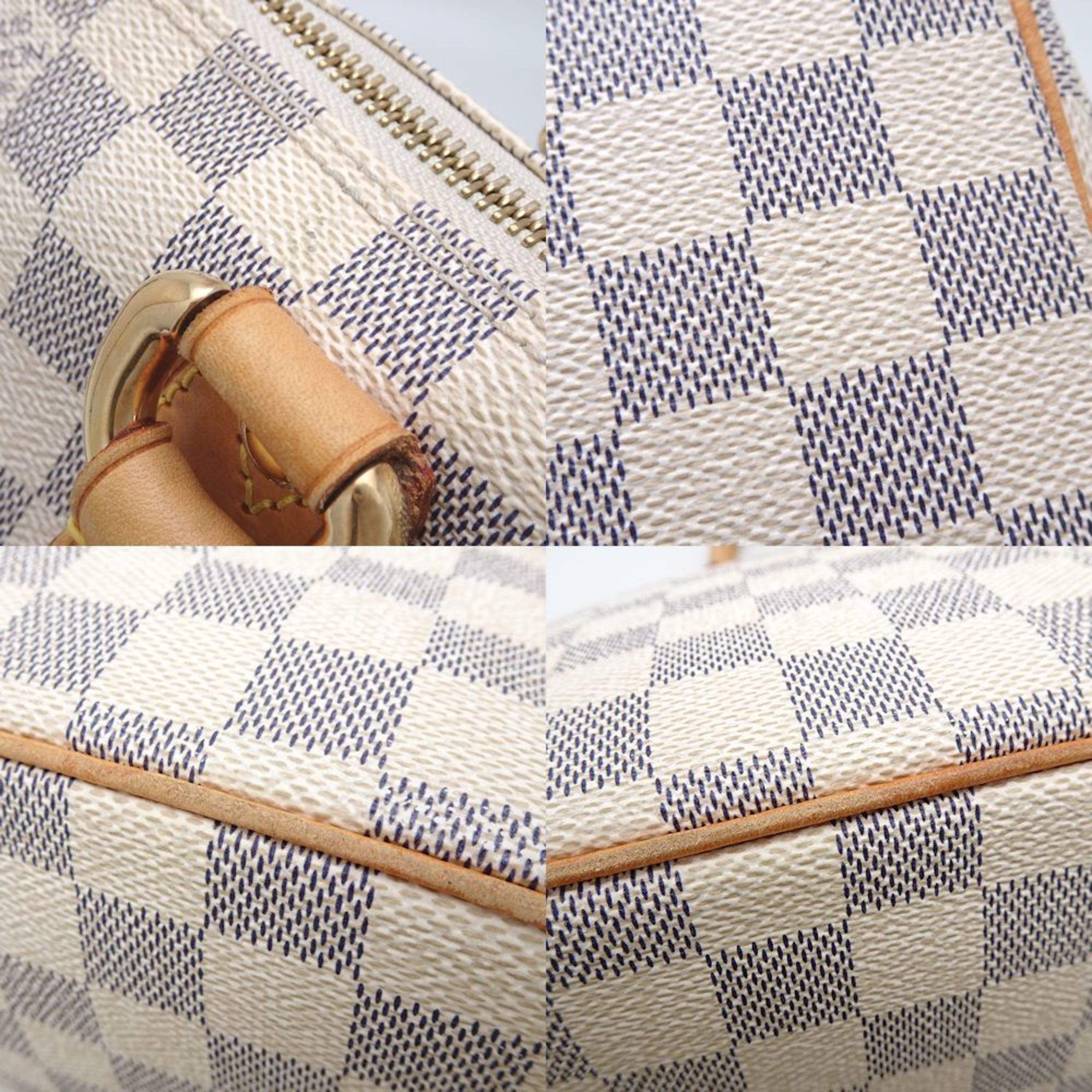 LOUIS VUITTON Louis Vuitton Damier Azur Saleya PM N51186 Handbag 351332