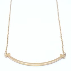 TIFFANY&Co. Tiffany T Smile Necklace Small 750PG K18RG Rose Gold 292003