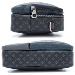 LOUIS VUITTON Louis Vuitton Multi-Pocket M45457 Shoulder Bag Monogram Patchwork Black 351336