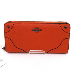Coach F52645 long wallet in orange