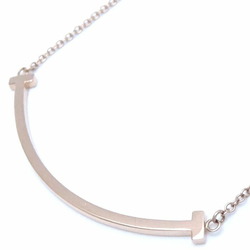 TIFFANY&Co. Tiffany T Smile Necklace Small 750PG Pink Gold K18RG Rose 292004