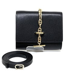 Hermes Chaine d'Ancre Compact Black B Stamp (Made in 2023)