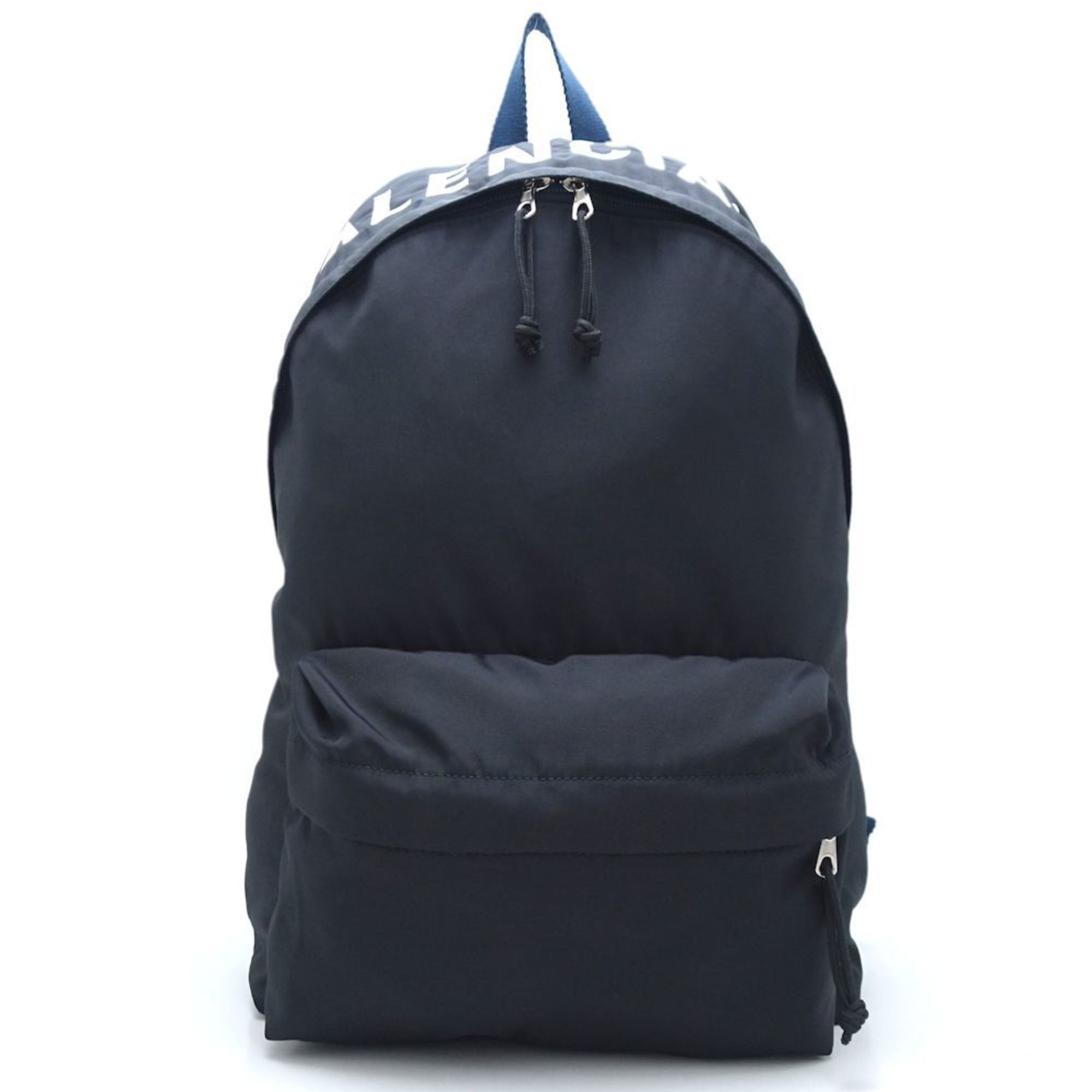 BALENCIAGA Wheel 507460 Backpack Nylon x Canvas Black 351320