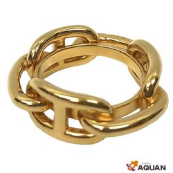 Hermes HERMES Chaine d'Ancre scarf ring gold color aq3975