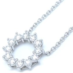TIFFANY&Co. Tiffany Circle Necklace Diamond Pt950 Platinum 291995