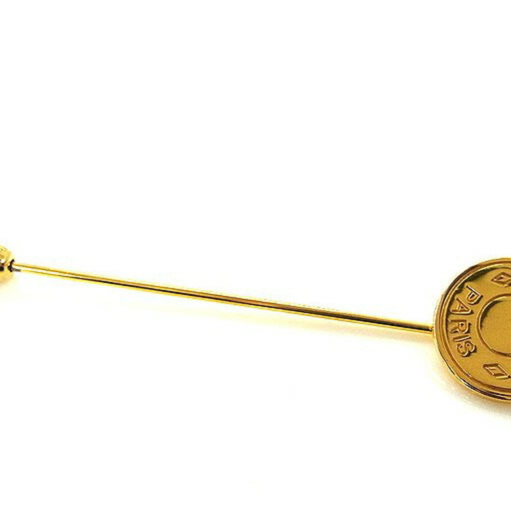 Sale Hermes HERMES pin brooch Serie gold color aq5666