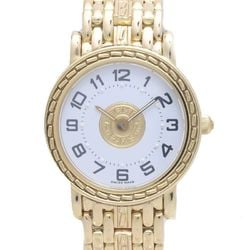 HERMES Serie SE1.285 K18YG Yellow Gold Ladies' Watch 39468