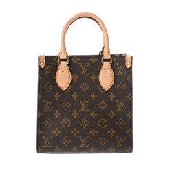 LOUIS VUITTON Louis Vuitton Monogram Sac Plat BB Brown M46265 Women's Canvas Handbag