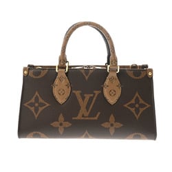 LOUIS VUITTON Louis Vuitton Monogram Giant On the Go EW Shoulder Brown M45321 Women's Reverse Canvas Handbag
