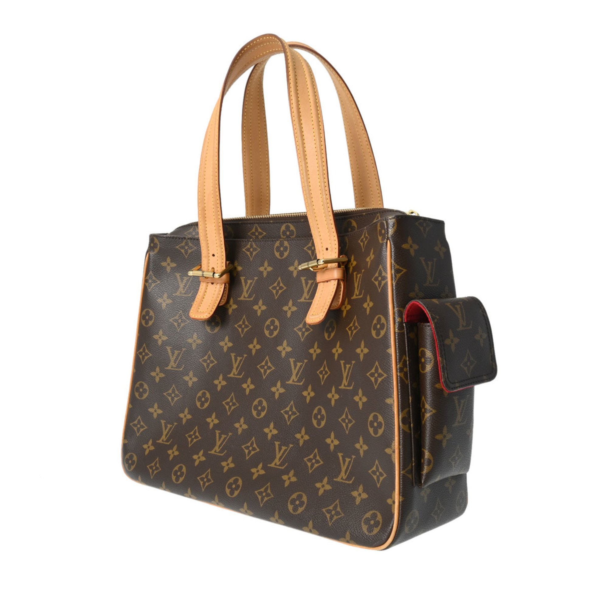 LOUIS VUITTON Louis Vuitton Monogram Multiplicite Brown M51162 Women's Canvas Handbag