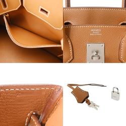 HERMES Hermes Birkin 30 Gold Palladium Hardware Z Stamp (around 2021) Women's Epsom Leather Handbag