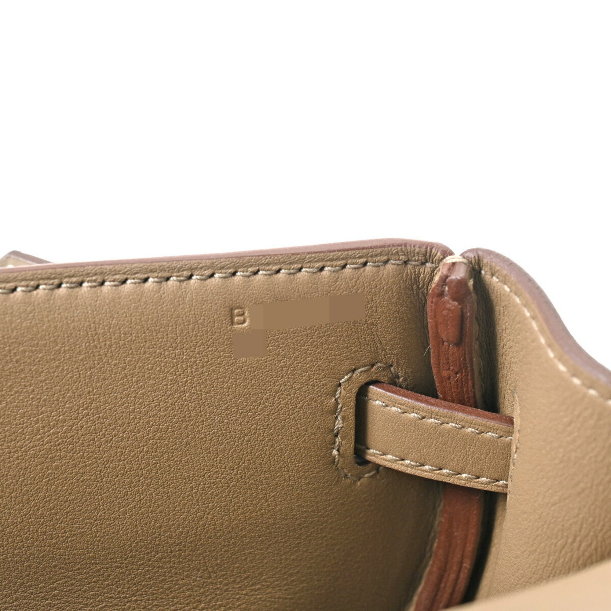 HERMES Kelly Move Etoupe Palladium Hardware - B Stamp (Around 2023) Women's Swift Leather Shoulder Bag