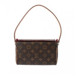 LOUIS VUITTON Louis Vuitton Monogram Recital Brown M51900 Women's Canvas Handbag