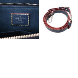 LOUIS VUITTON Epi Soufflot MM Indigo/Coquelicot M55612 Women's Leather Handbag