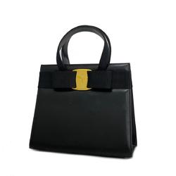 Salvatore Ferragamo Vara Leather Black Handbag for Women