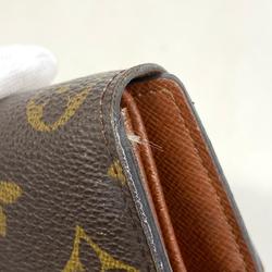 Louis Vuitton Tri-fold Long Wallet Monogram Porte Tresor International M61215 Brown Men's Women's