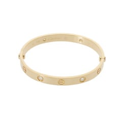 CARTIER Cartier Love Bracelet Half Diamond #16 - Women's K18 Yellow Gold