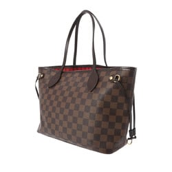 LOUIS VUITTON Damier Neverfull PM Brown N51109 Women's Canvas Handbag