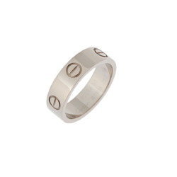 CARTIER Love Ring #53 - Size 12.5 Women's K18 White Gold