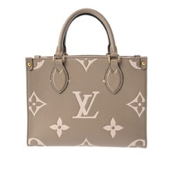 LOUIS VUITTON Louis Vuitton Monogram Empreinte On the Go PM Tourterelle/Creme M45779 Women's Leather Handbag