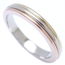 CARTIER Trinity Wedding Ring #49 2.9mm K18 Three-Color Gold 291950