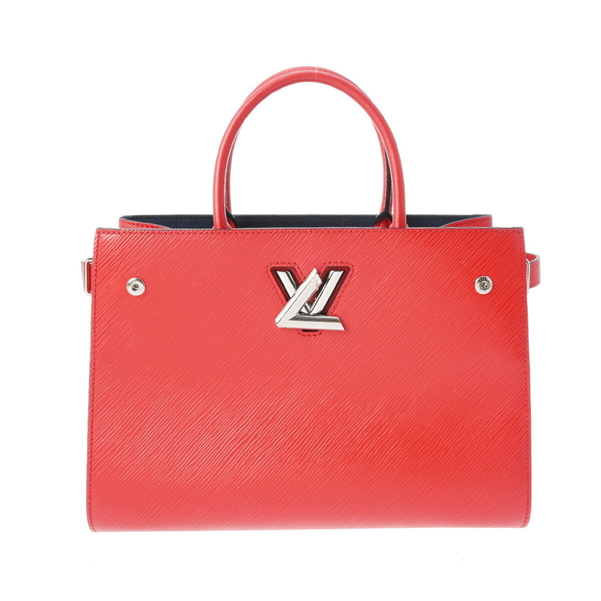 LOUIS VUITTON Louis Vuitton Epi Twist Tote Coquelicot M54811 Women's Leather Handbag