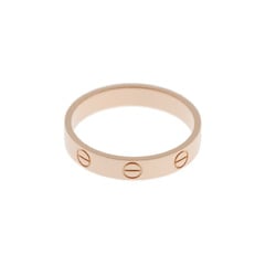 CARTIER Love Ring #55 - Size 15 Women's K18 Pink Gold
