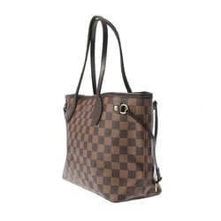 LOUIS VUITTON Damier Neverfull PM Brown N41359 Women's Canvas Handbag