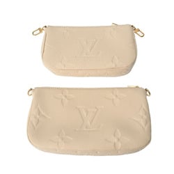 LOUIS VUITTON Louis Vuitton Monogram Empreinte Multi Pochette Accessoires Crème M46568 Women's Shoulder Bag