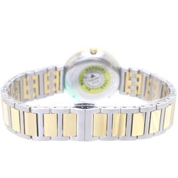 FENDI Forever Fendi F102233701 FOW914A85FF0QA0 FF Bezel Diamond White Shell Stainless Steel Ladies 39471 Watch