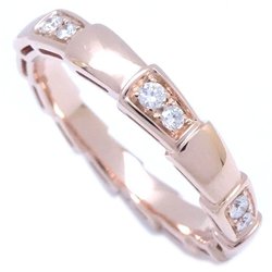 BVLGARI Serpenti Viper Ring Diamond #57 353274 K18PG Pink Gold 291973