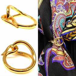 Hermes Scarf Ring Jumbo Gold Women's