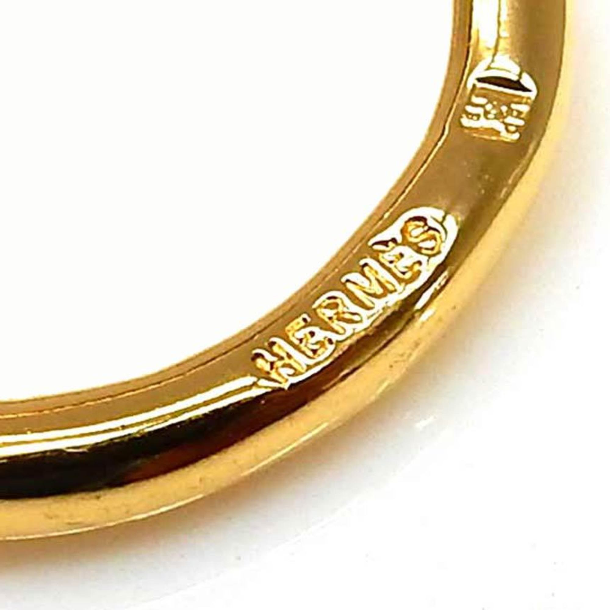 Hermes Scarf Ring Jumbo Gold Women's