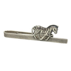 Hermes HERMES tie pin tack silver zebra aq9994 10013993