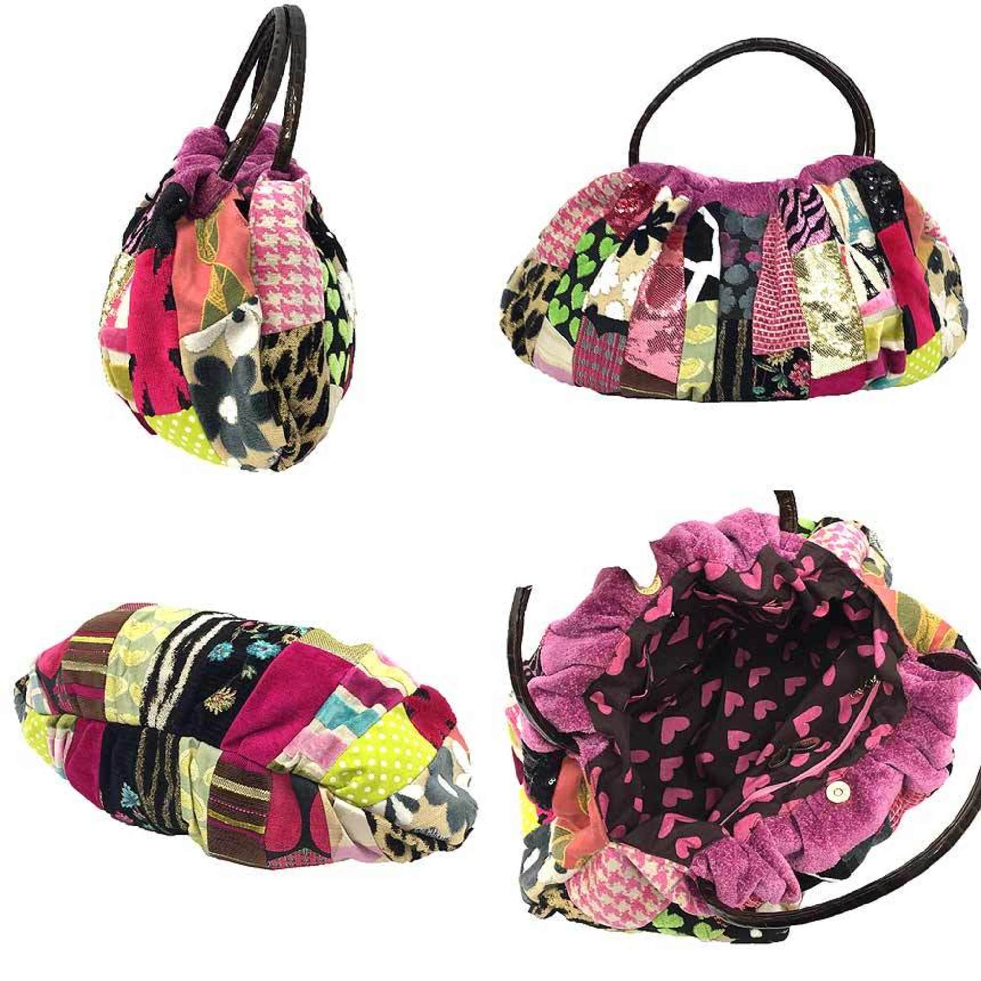 Think Bee Variety Fabrics Large Bag Tote Patchwork Style Multicolor Women's a9856 10008366