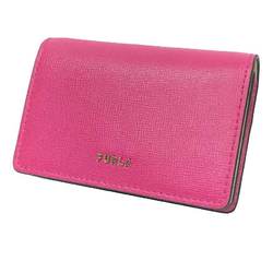 FURLA Babylon Saffiano Leather Small Card Case PCZ1 B30 PCZ1UNO B30000 PEONIA FUXIA BALLERINA (Pink) Wallet aq6325