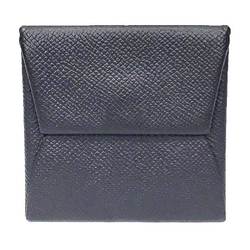 Hermes Bastia Coin Case PORTE-MONNAIE BASTIA Purse Epsom Leather Noir Black C Mark Wallet aq9897 10009928