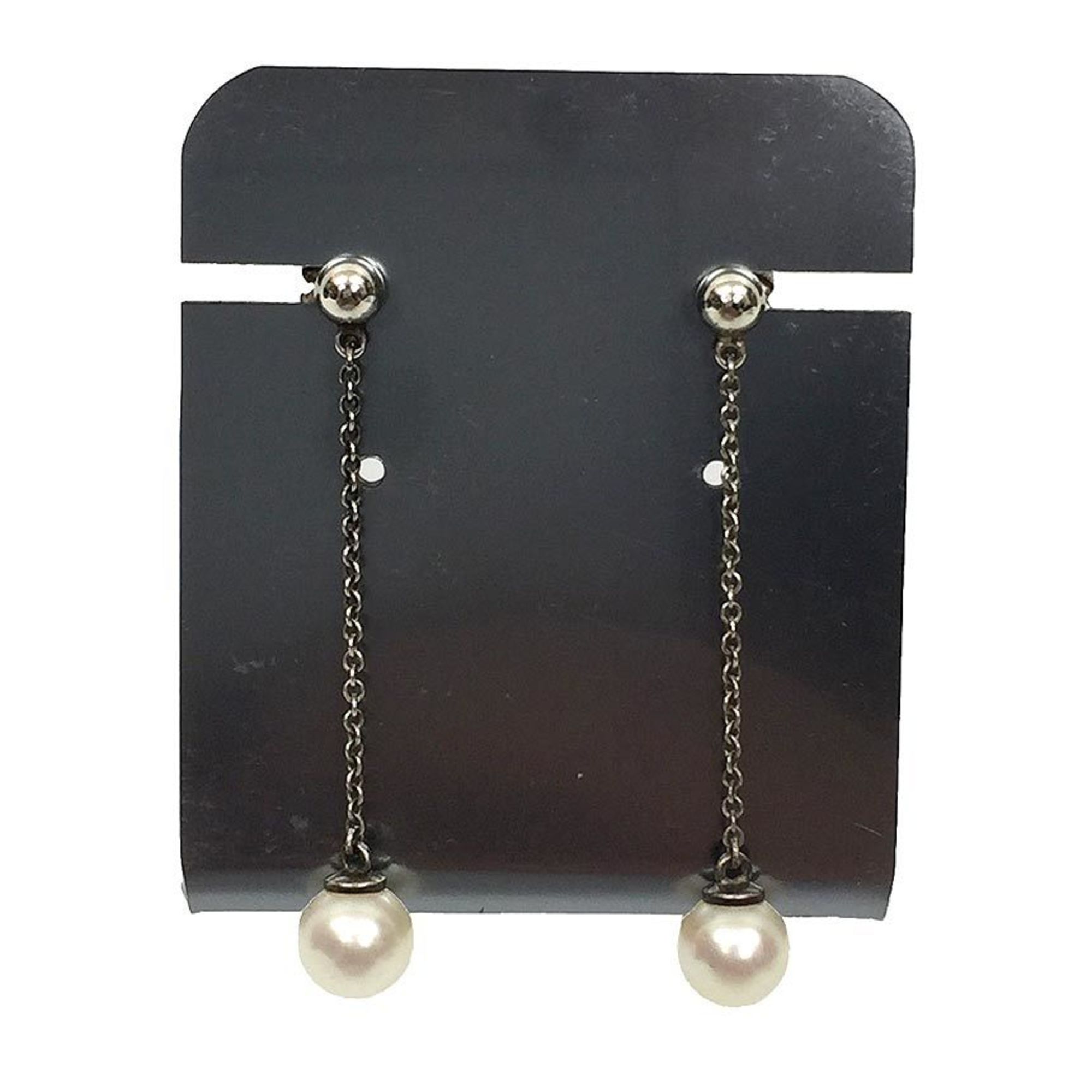 Sale Tiffany & Co. Swing Pearl Earrings Silver 925 aq7815