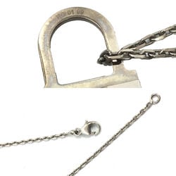 Hermes HERMES Padlock Pendant Necklace O'Kelly PM Etoupe Silver Swift Leather Y Stamp 2020 Preserved aq9955