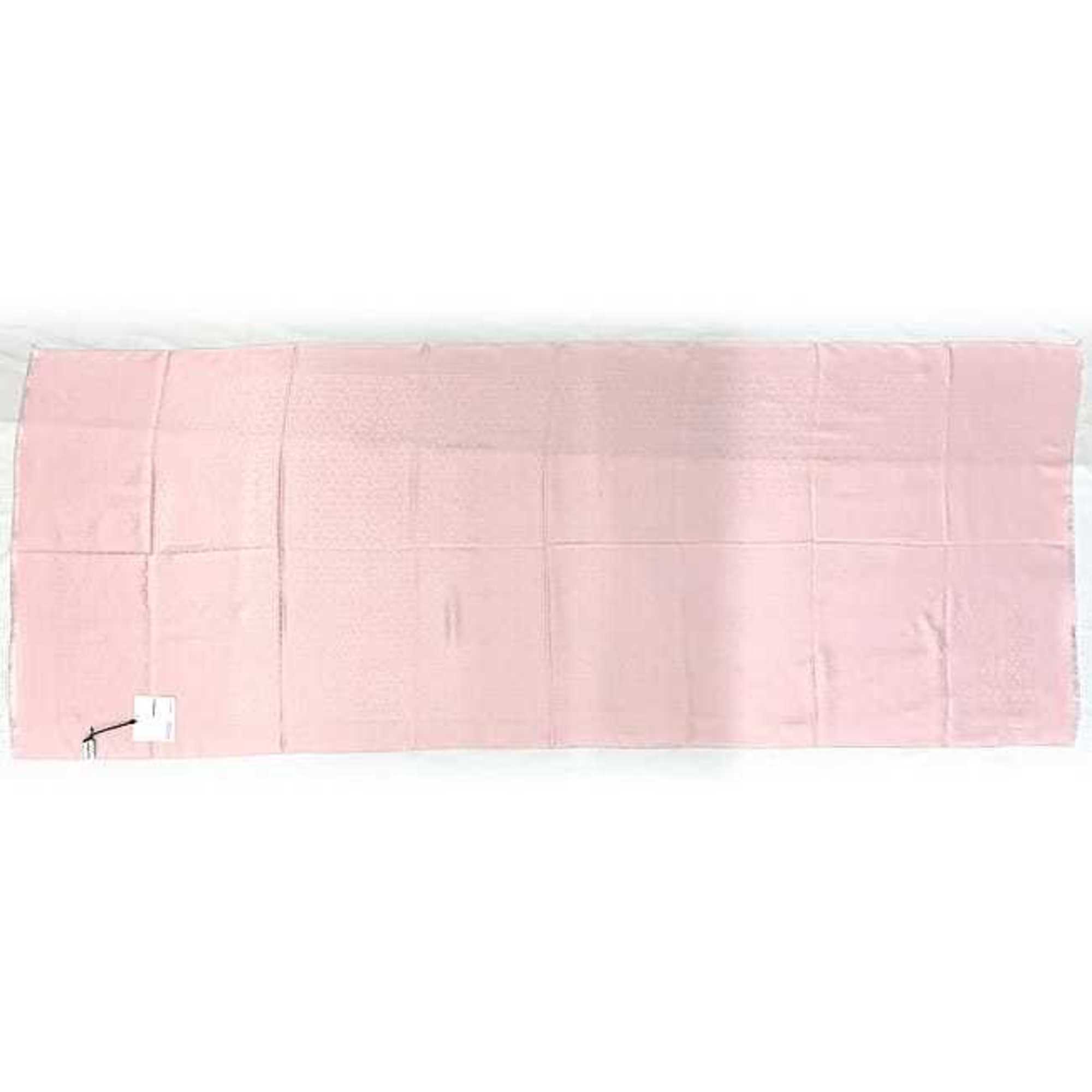 Salvatore Ferragamo scarf pink Gancini 327987 044 ec-20457 silk long women's